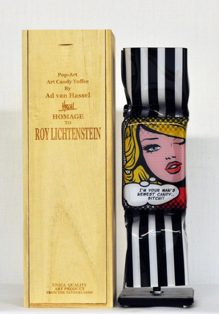 Ad van Hassel + Toffee homage to Roy Lichtenstein (incl. box)